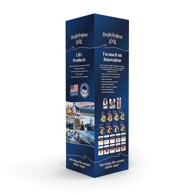 3ftx10ft Trade Show Tower Displays Portable Tension Fabric Trade Show Stand