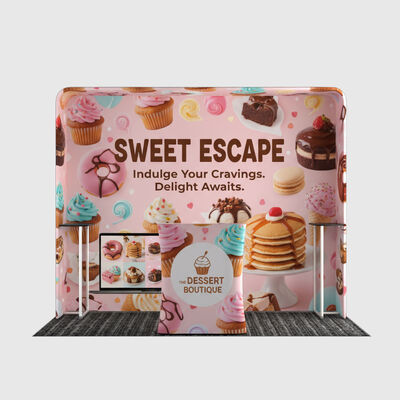 10x20 20x20 Mobile Trade Show Booth Modern Portable Exhibit Display