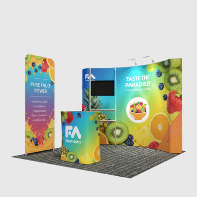 Custom Fabric Display Trade Show Booth For Marketing Events