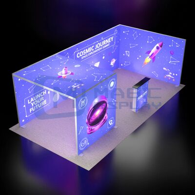 10x20ft SEG Light Box Backlit Expo Booth Exhibition Tradeshow Booth Display