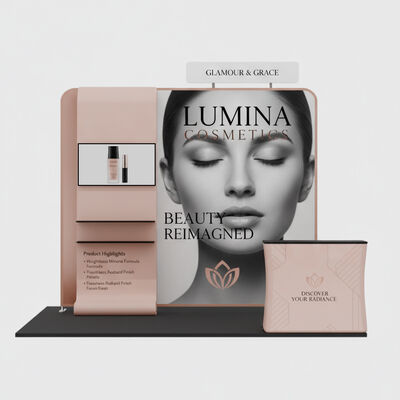 Portable 10x10 Trade Show Booth Fabric 10x10 Trade Show Backdrop