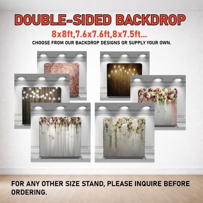 7.6x7.6 Wedding Photo Booth Back Drop Wedding Photo Booth Wall