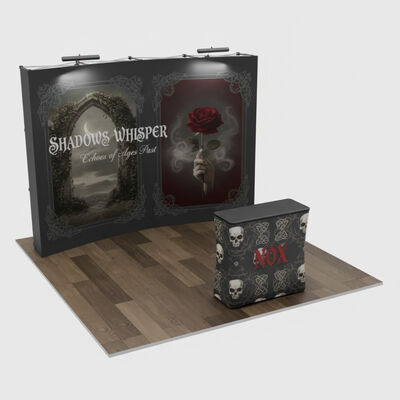 10X10FT Custom Printed Trade Show Booth With Replaceable Graphics