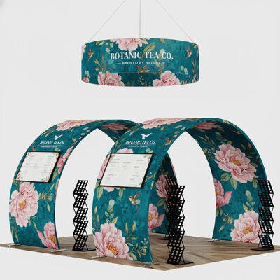 3x6m Trade Show Booth Modular Exhibition Display Kit Fabric Walls