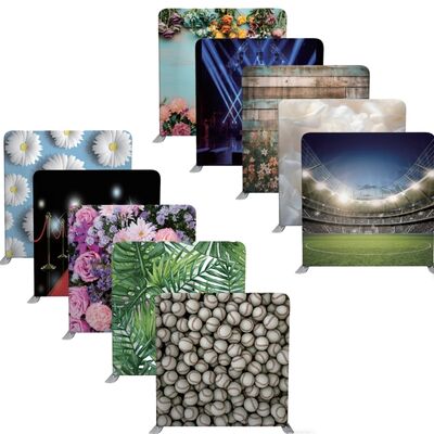 7.6x7.6ft Pillowcase Tension Backdrop 250gsm Fabric Photo Booth Backdrop