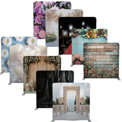 8x8ft Exhibition Backdrop Polyester Fabric Photo Booth Backdrop