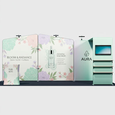 3x6m Trade Show Booth Portable Booth Display Kit Compact Packing