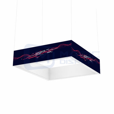 Backlit Fabric Trade Show Hanging Banner Customizable Exhibition Hanging Banner