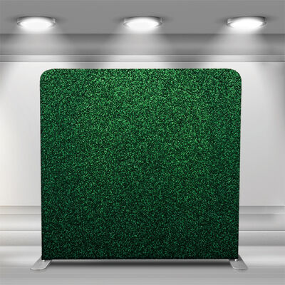 Green Hedge Pillow Case Cover Backdrop Heavy Duty Tension Fabric Backdrop Frame 8X8 Ft Expo Easy Trade Show Booth Tube Display Tension Fabric Banner