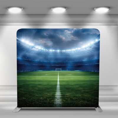 Portable Trade Show Display Fabric Banner Custom Printed Exhibition Backdrop Stand