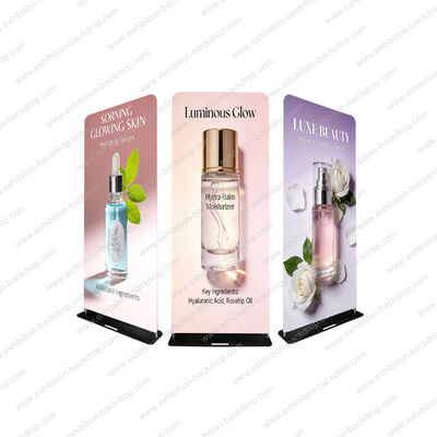 Tension Fabric Banner Stands Custom Design Tension Fabric Display For Trade Show Exhibition Expo