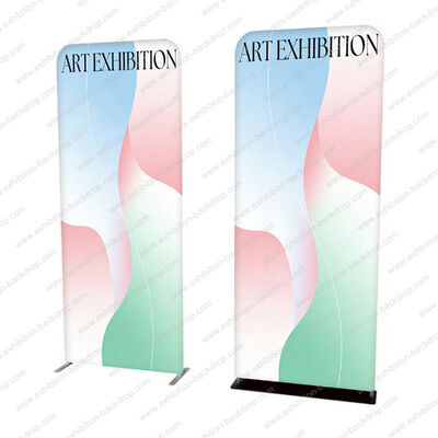 Tension Fabric Backdrop Display Stand Trade Show Equipment Fabric Banner Display For Exhibition Conference
