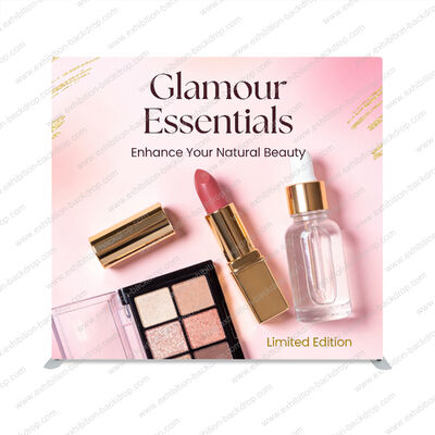 Tension Fabric Backdrop Display Pillow Case Backdrop With Stand Custom Business Marketing Banner