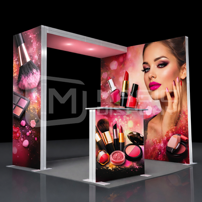 SEG Light Box Backlit Reception Desk LED Light Box Display Easy Build Light Box Exhibition Booth
