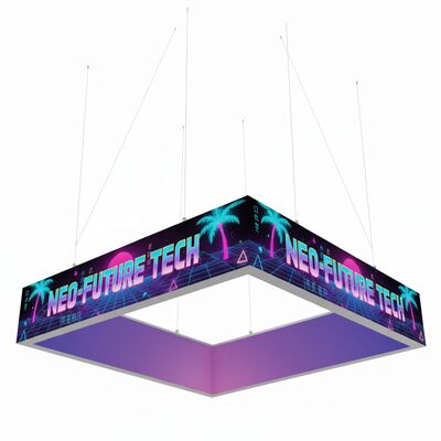 10x3.3ft Hanging Light Box Display SEG Hanging Trade Show Display