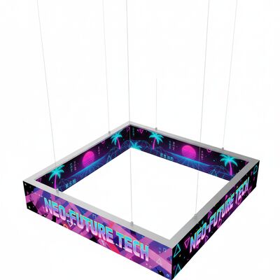 10x3.3ft Hanging Light Box Display SEG Hanging Trade Show Display