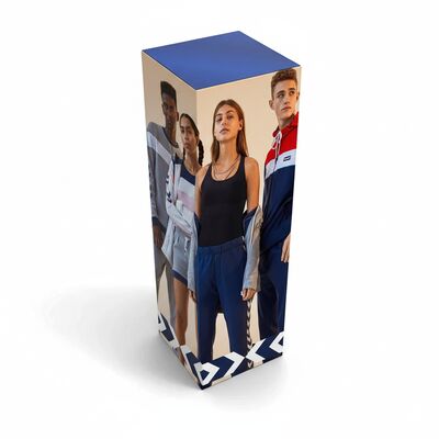 Portable 3ft x 10ft Exhibition Backdrop with Dye Sublimation Printing for Trade Show Stand