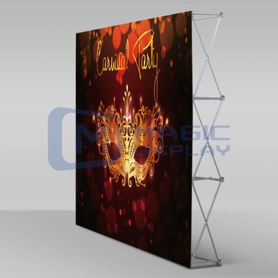 10ftX8ft Portable Pop Up Display tension fabric trade show display Backdrop