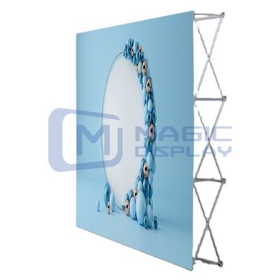 10ftX8ft Portable Pop Up Display tension fabric trade show display Backdrop