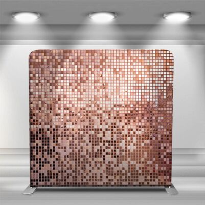 CMYK Dyr Sublimation Neon Light Tunnel Pillowcase Backdrop Tension Fabric Display Stand