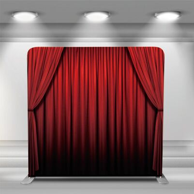 8x7.5 Custom Pillowcase Backdrop Cover Only Stretch Fabric For Trade Shows