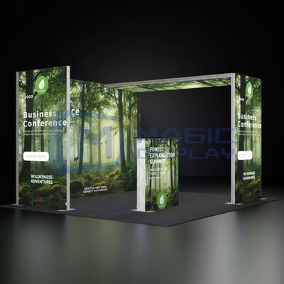 Aluminum Alloy SEG Light Box 10x10ft Trade Show Display Booth Stand