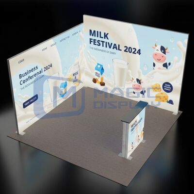 Exhibition SEG Light Box Booth Backlit LED Trade Show Booth