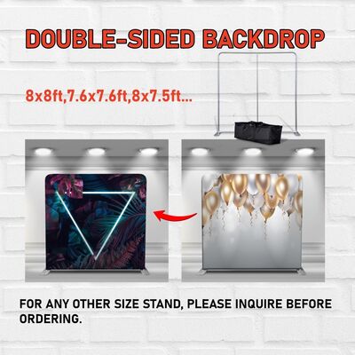 Neon Tropical Triangle Pillowcase Backdrop Custom Printed Fabric Backdrops