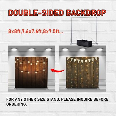 Fall Party 10x10 Fabric Backdrop Pillow Cover Backdrop Frame