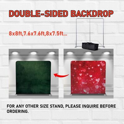 Bottle Pillowcase Backdrop 250gsm Polyester Pillowcase Tension Backdrops