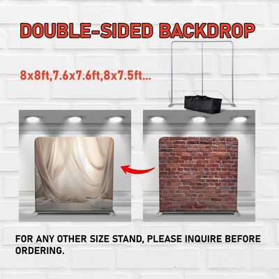 Double Sided Pillowcase Backdrop Dewey Drapes Tension Backdrop