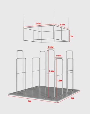 Modular Trade Show Booth Tension Fabric Display System For Expos
