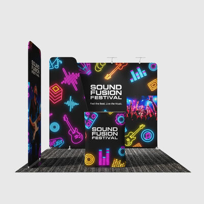 Portable Fabric Trade Show Booth System For Exhibitions And Events