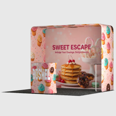 10x20 20x20 Mobile Trade Show Booth Modern Portable Exhibit Display