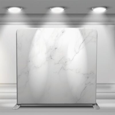 White Marble Pillowcase Backdrop Foldable Pillow Case Backdrop Stand