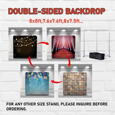 CMYK Photo Booth Pillowcase Backdrop Portable Pillow Case Backdrop