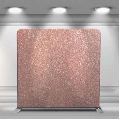 Gold Sparkle Pillowcase Backdrop Dye Sublimation Stretch Fabric Backdrop