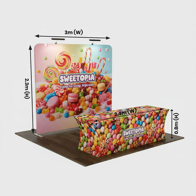 10x10ft Modular Trade Show Booth Display For Modern Exhibitions