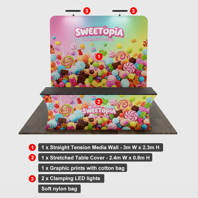 10x10ft Modular Trade Show Booth Display For Modern Exhibitions