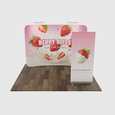 3x3m Lightweight Trade Show Booth With Modular Fabric Panels