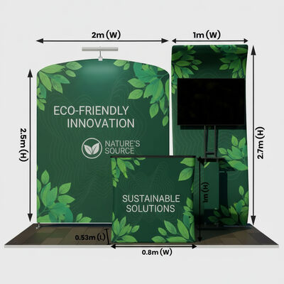 10X10FT Modular Trade Show Booth System For Reusable Displays