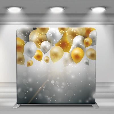 8x8ft Pillowcase Backdrop Two Fabric Covers Only Event Display Graphic Set