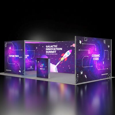 10x20ft SEG Light Box Backlit Expo Booth Exhibition Tradeshow Booth Display