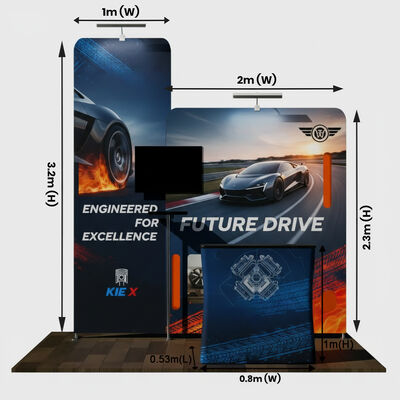Custom Printed Trade Show Booth For Professional Exhibitions