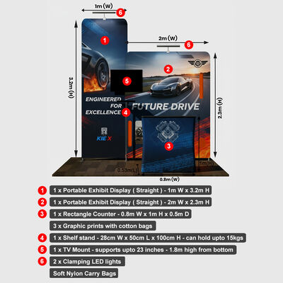 Custom Printed Trade Show Booth For Professional Exhibitions