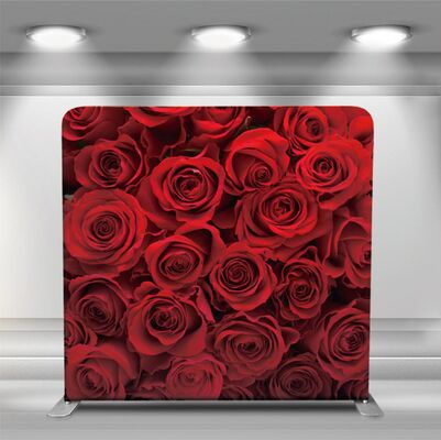 7.6x7.6 Photo Booth Flower Wall Backdrop CMYK Floral Backdrop Photo Booth