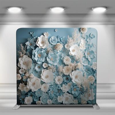 Pillowcase Backdrop Two Graphic Covers Only Trade Show Display Use