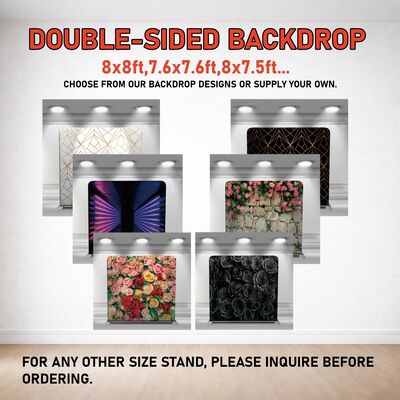 8x8 Pillowcase Backdrop Three Fabric Covers For Photo Booth Backdrops