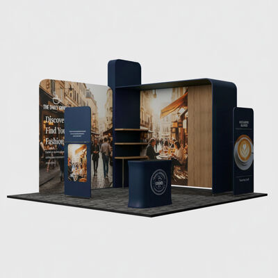 10x10ft Modular Trade Show Booth With Expandable Layout Options