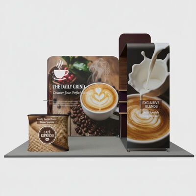 10x10ft Modular Trade Show Booth With Expandable Layout Options